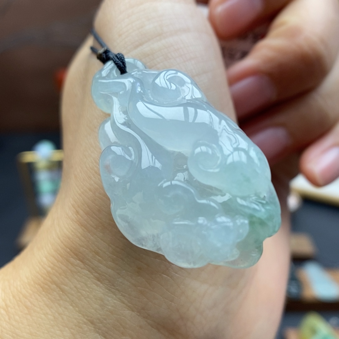 【闪购商品】颈饰未镶嵌翡翠74云朵如意