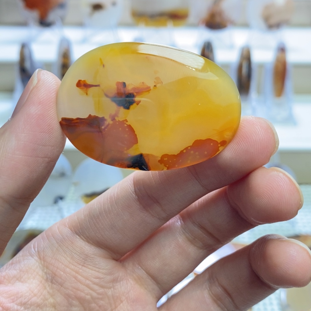 玛瑙/玉髓未镶嵌吊坠(不含链)