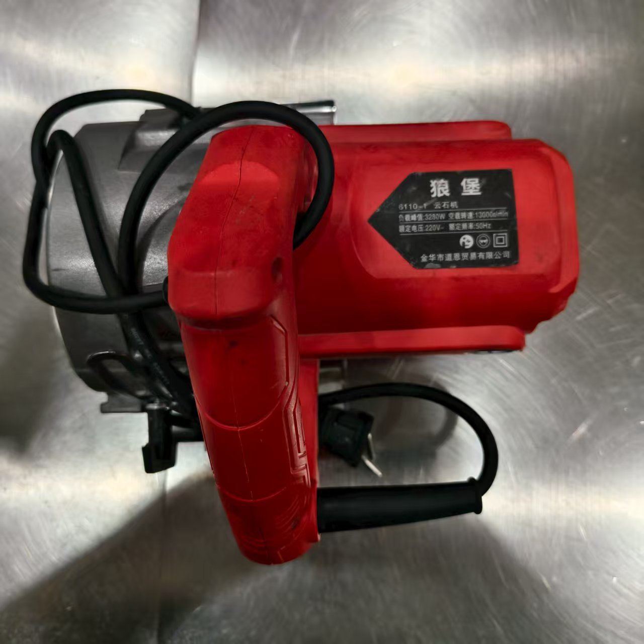 DJP 红色云石机 可用切割石料、瓷砖、木料、金属等