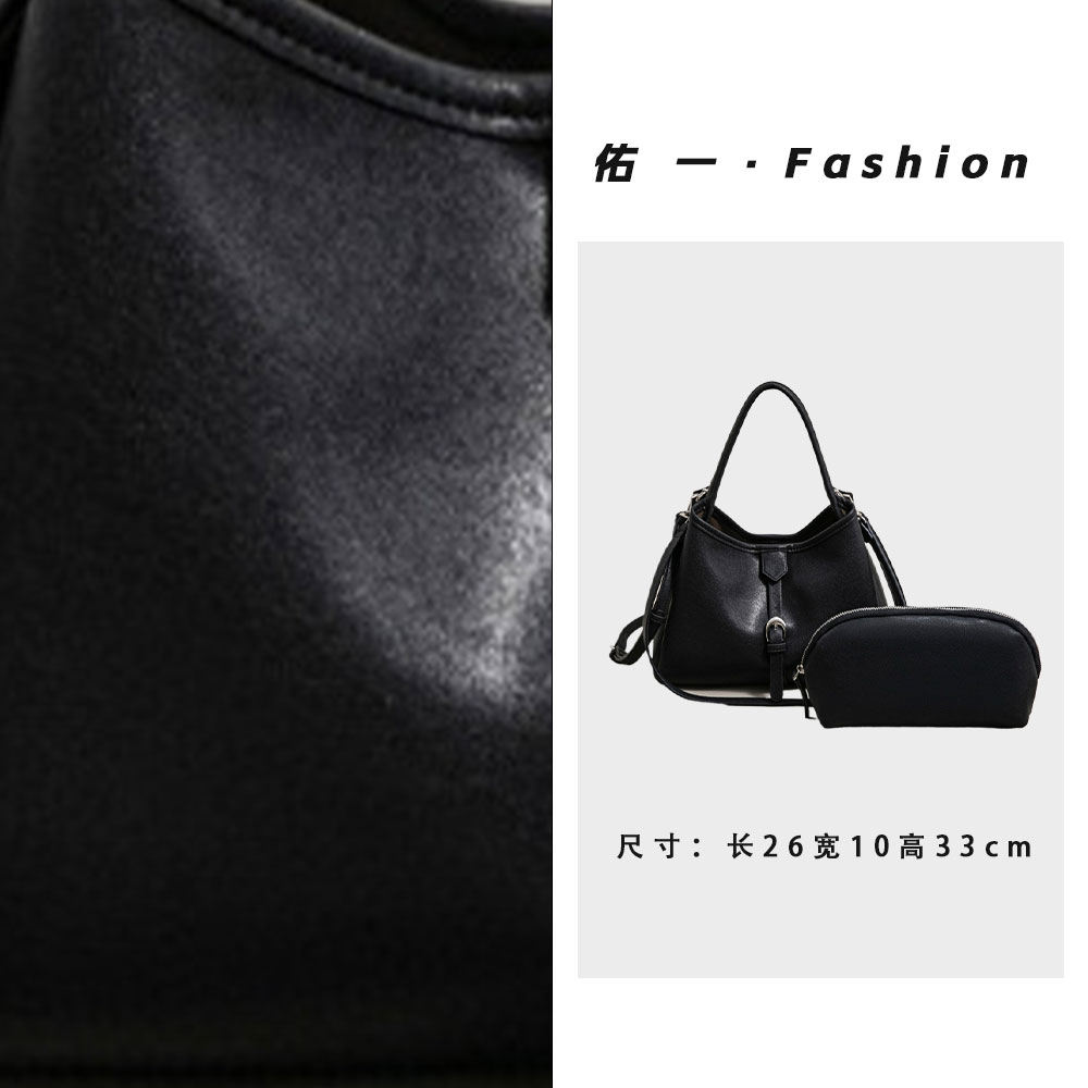 【工厂直销】SK-83366-黑色轻奢时尚百搭气质女包