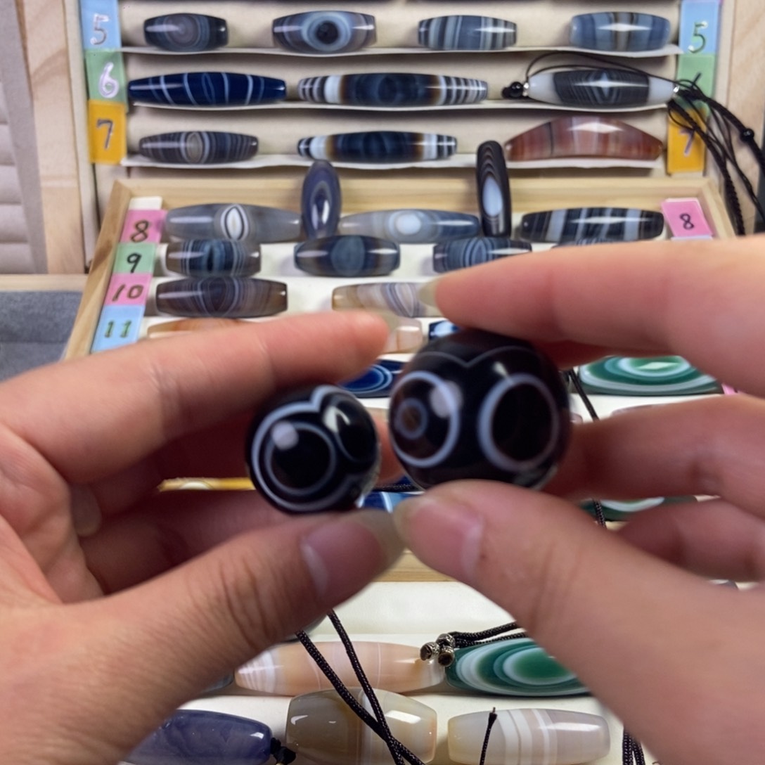 平***啦玛瑙/玉髓颈饰合金