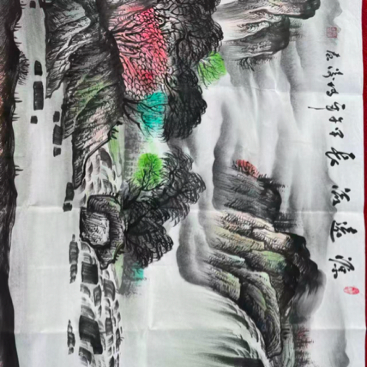 田博涛老师纯手绘国画作品源远流长