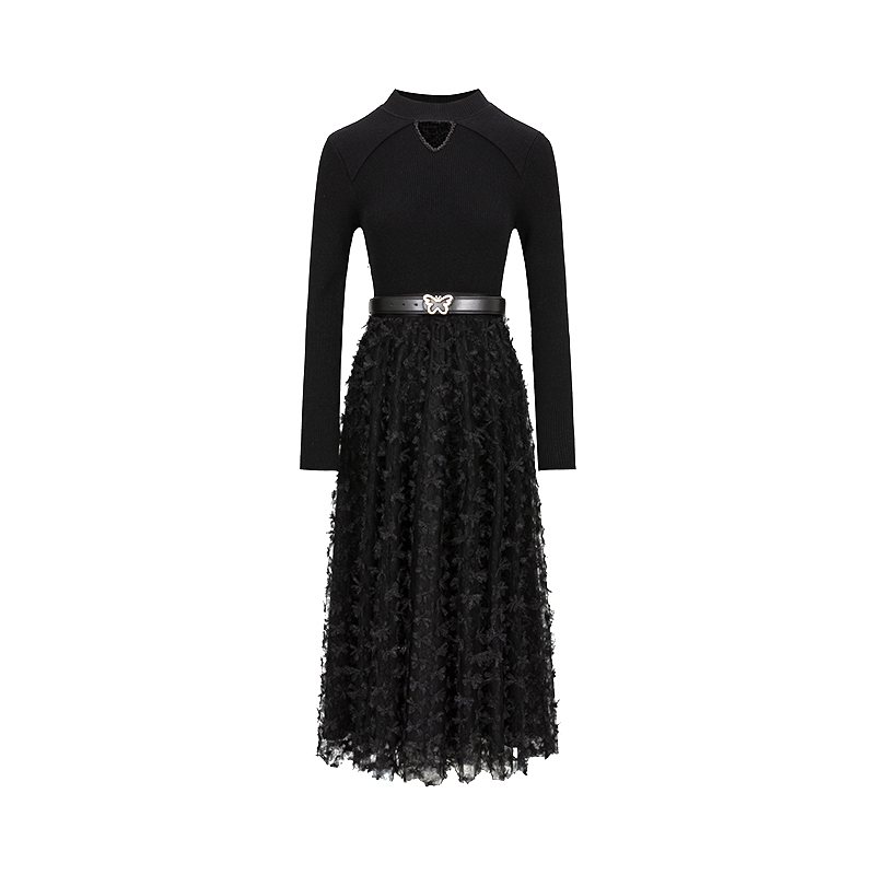 【诗语专属】商场同款新品冬季连衣裙N1910B44519