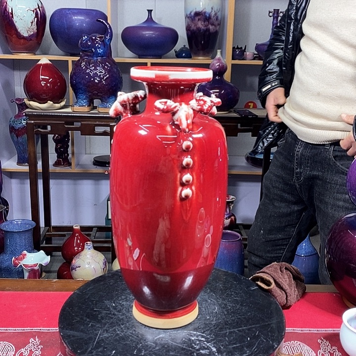 瓶中国神垕精品钧瓷