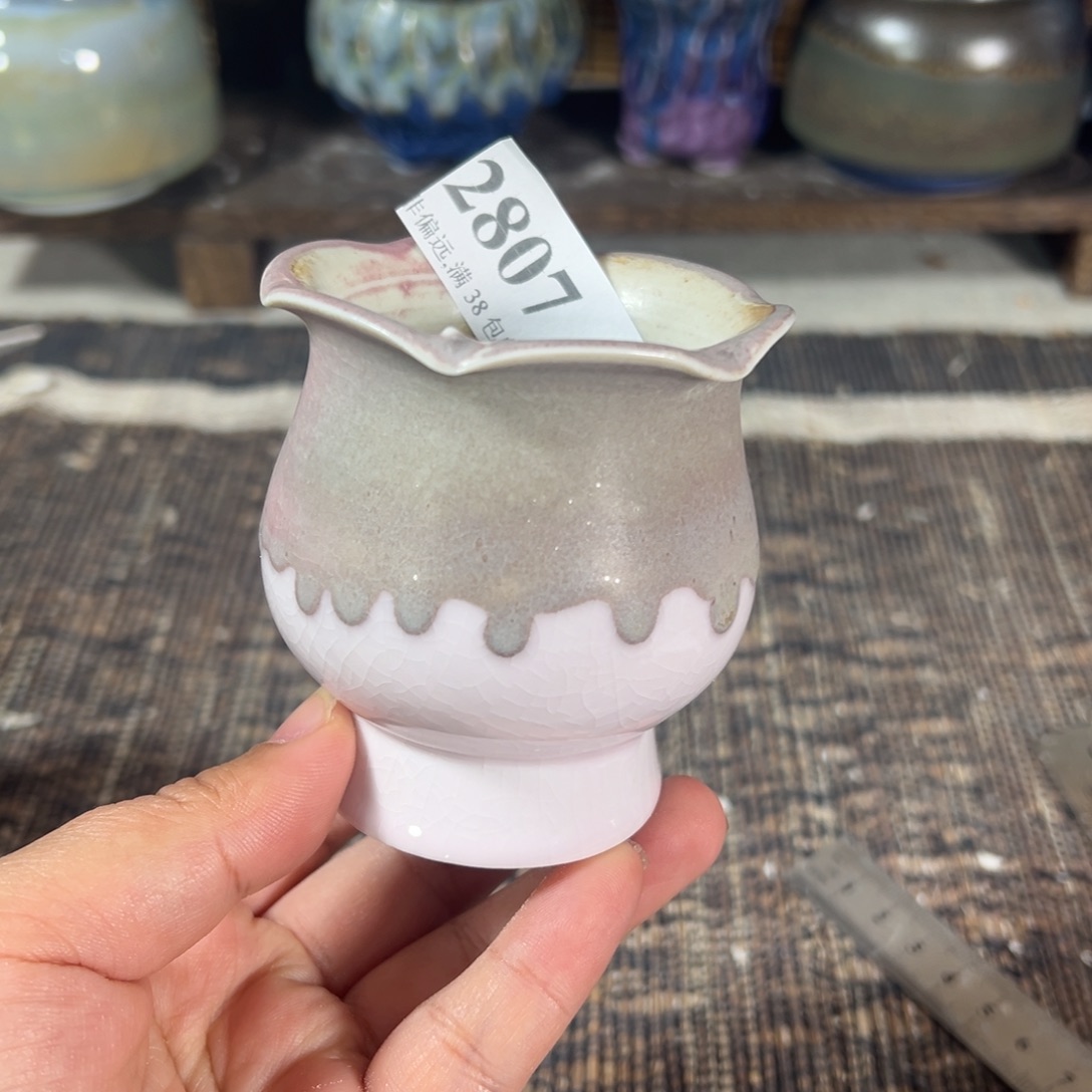 红陶景德镇手工花盆