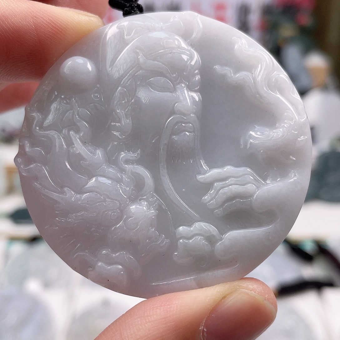 翡翠颈饰未镶嵌0595挂件