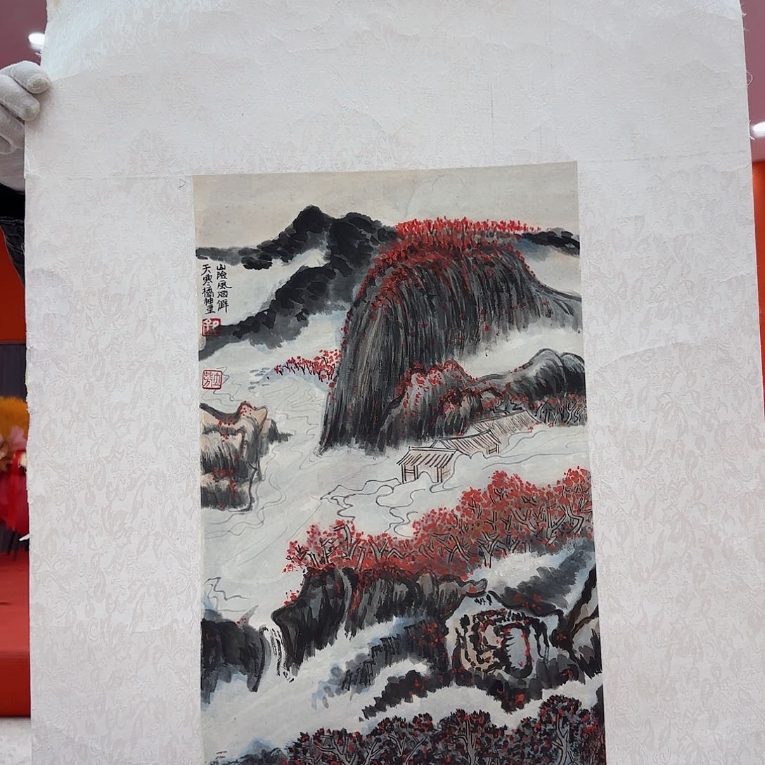 国画艺术家的作品