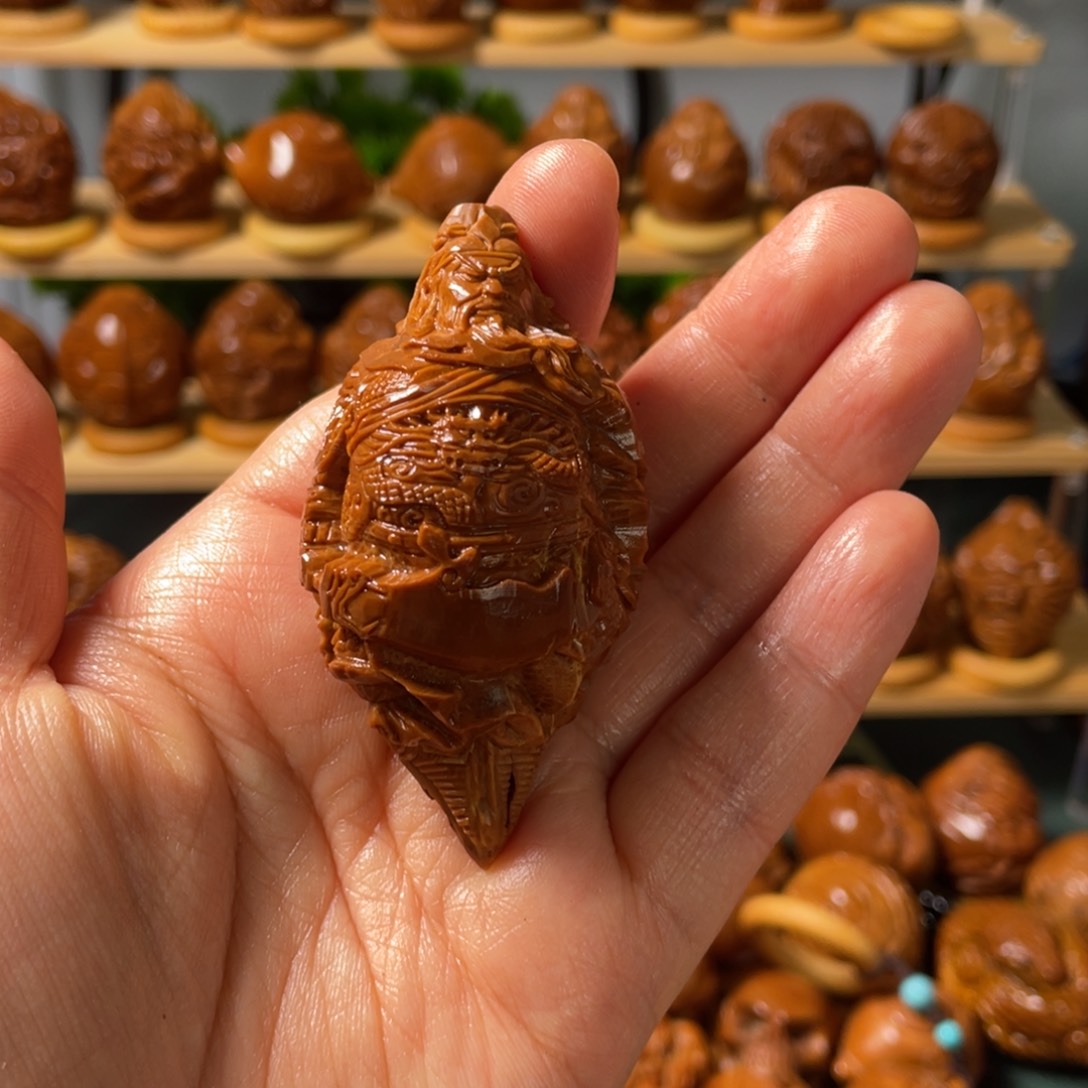 橄榄核手串/手链那**。关公手把