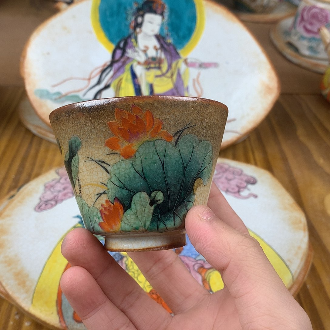 豁***笑杯景德镇陶瓷手作