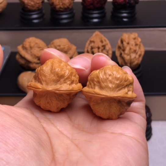 文玩核桃把件芭蕉扇25