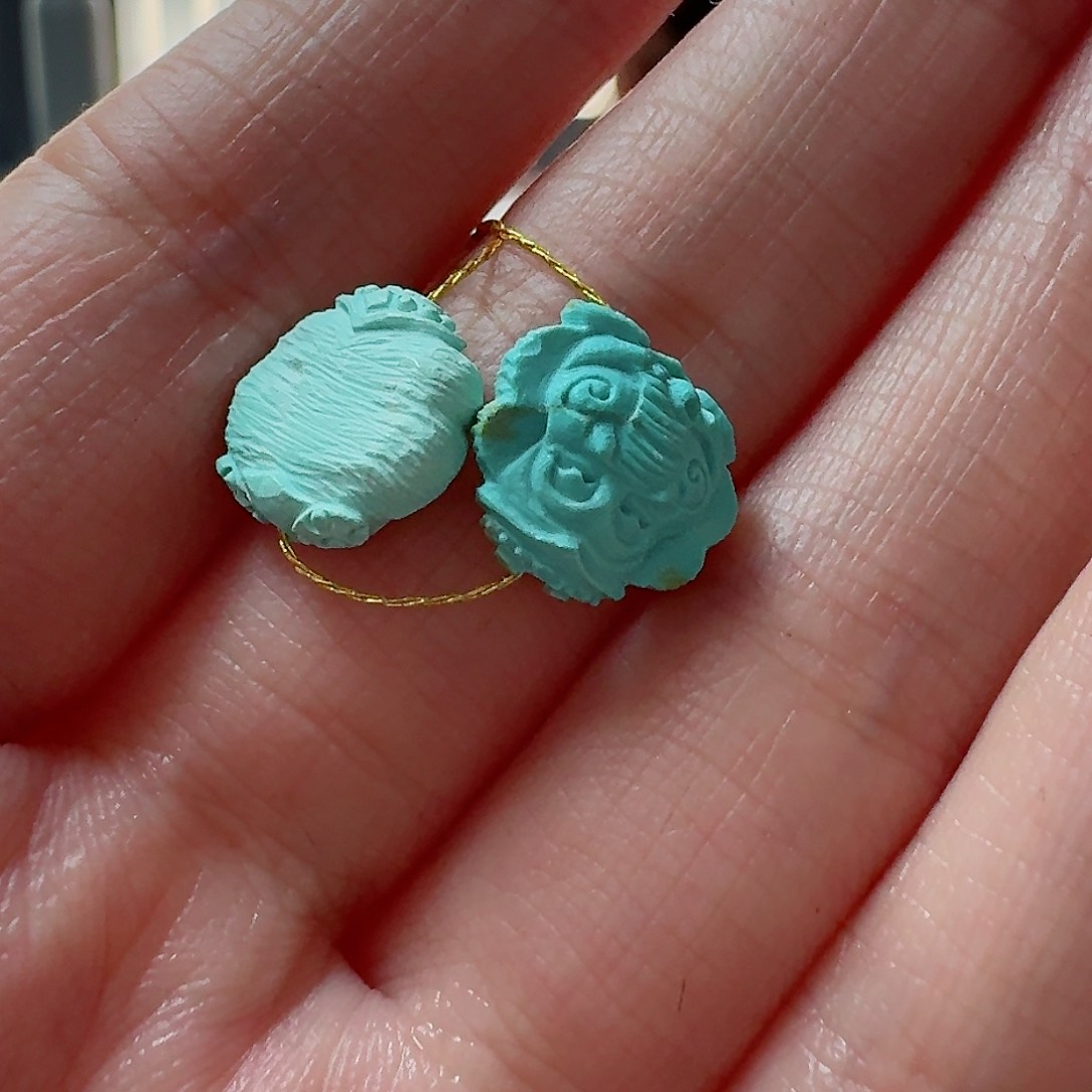 绿松石珠宝奇石未镶嵌