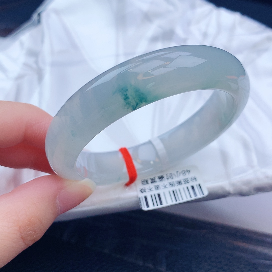 翡翠未镶嵌手镯缅甸天然翡翠a货手镯