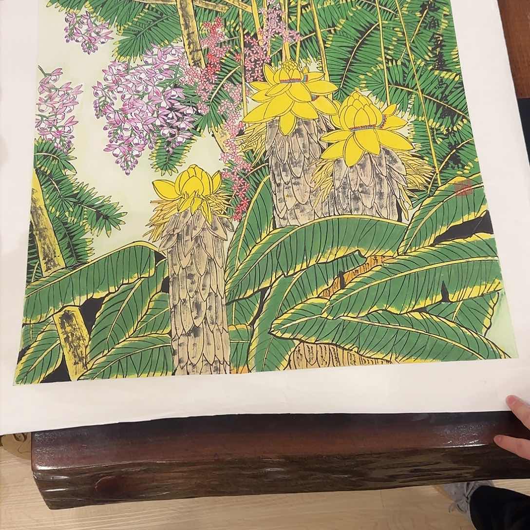 国画艺术家的作品
