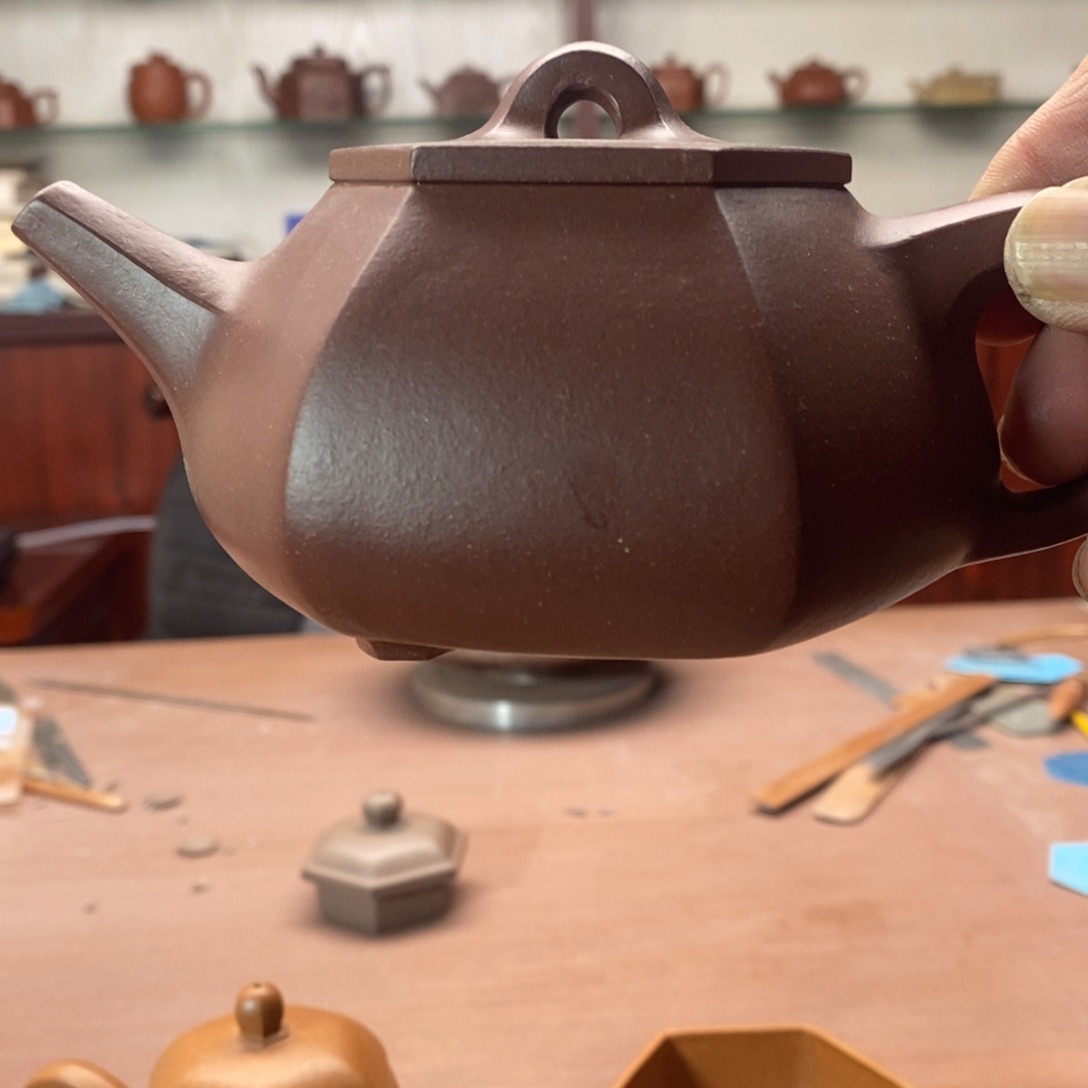 紫泥茶壶7*仔宜兴紫砂壶全手工制作