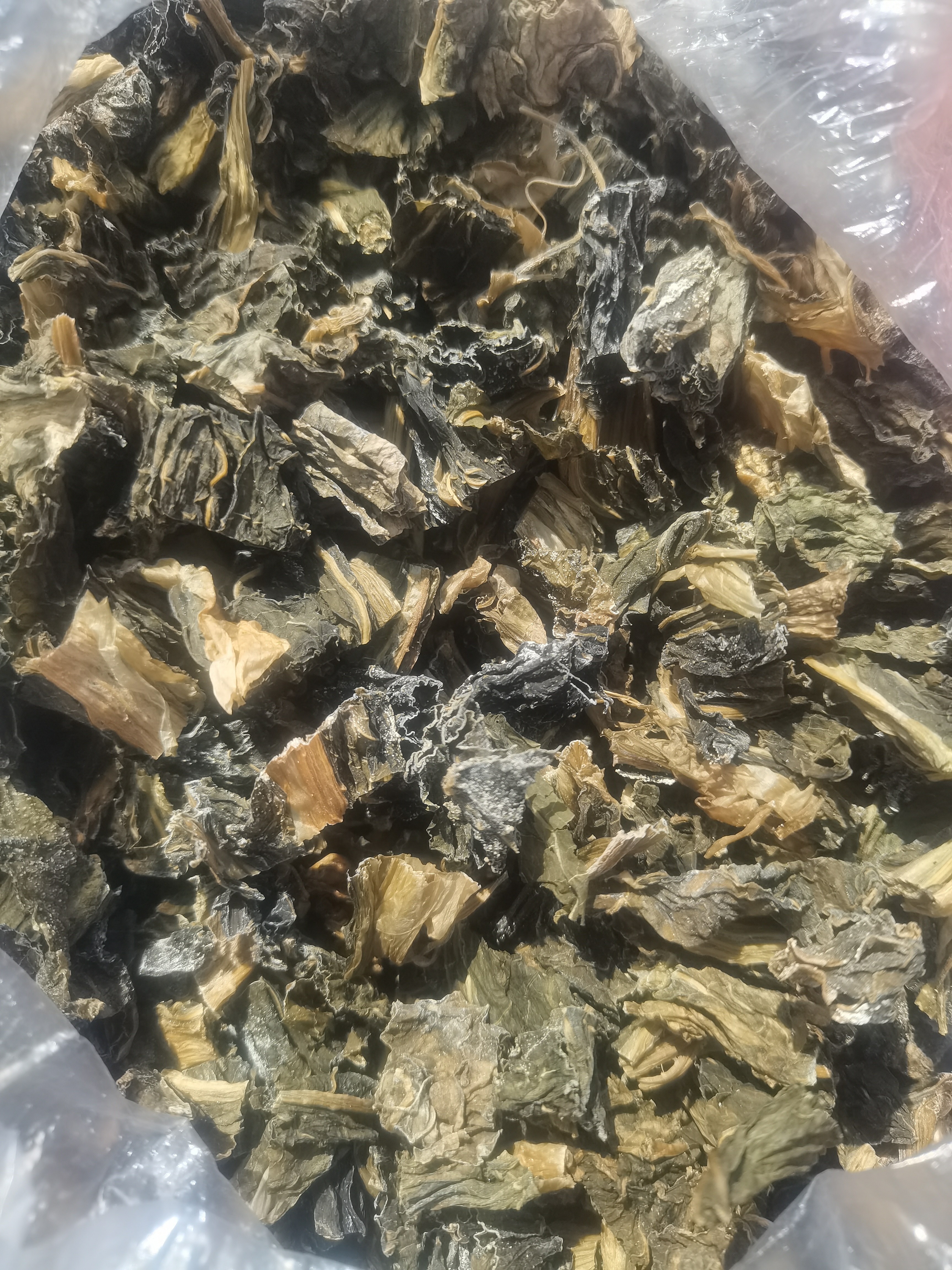 农家自己晒的干酸菜