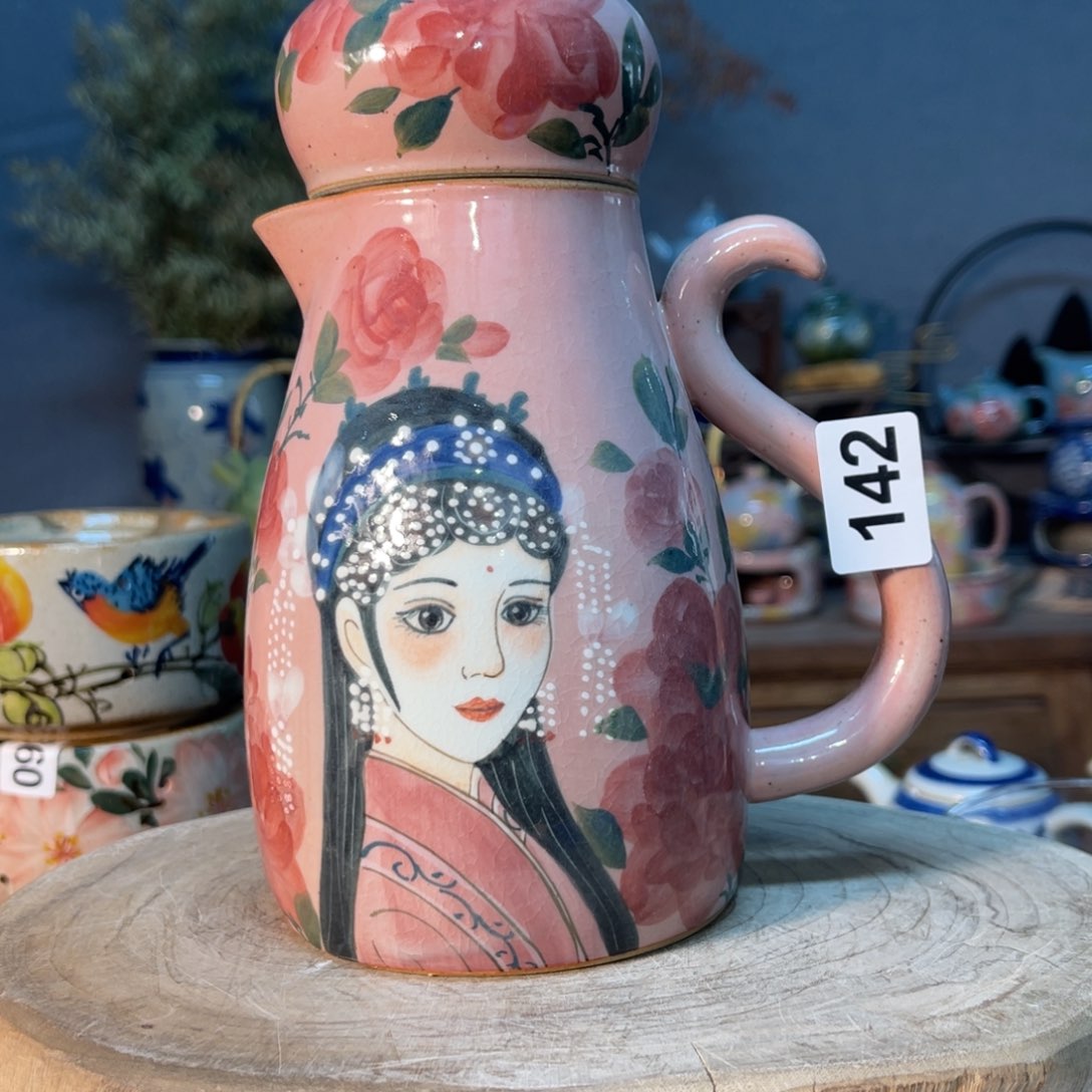 杯素浅陶瓷手工手绘