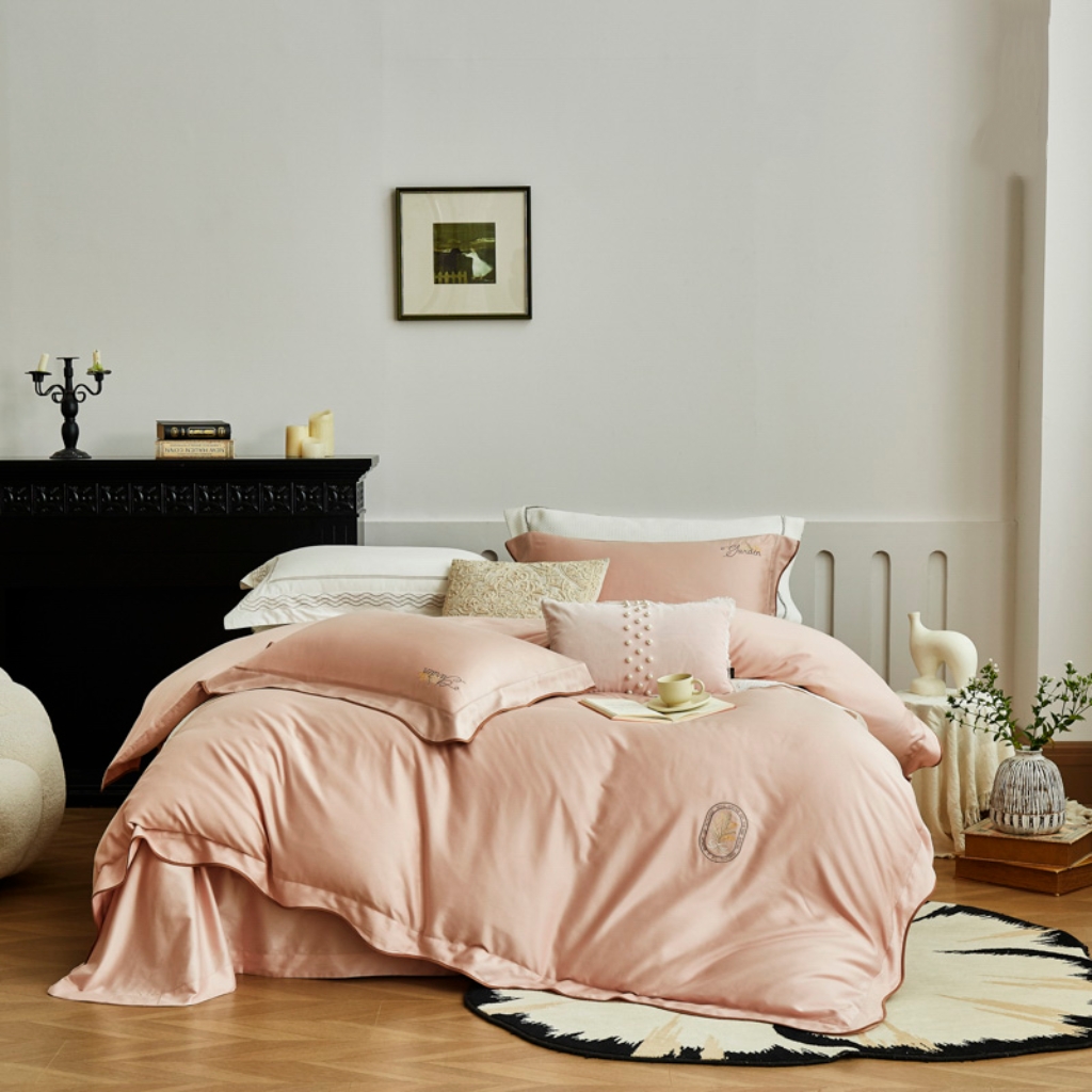 【商场同款】金太阳艾阳绒高货法式四件套四季亲肤保暖透气