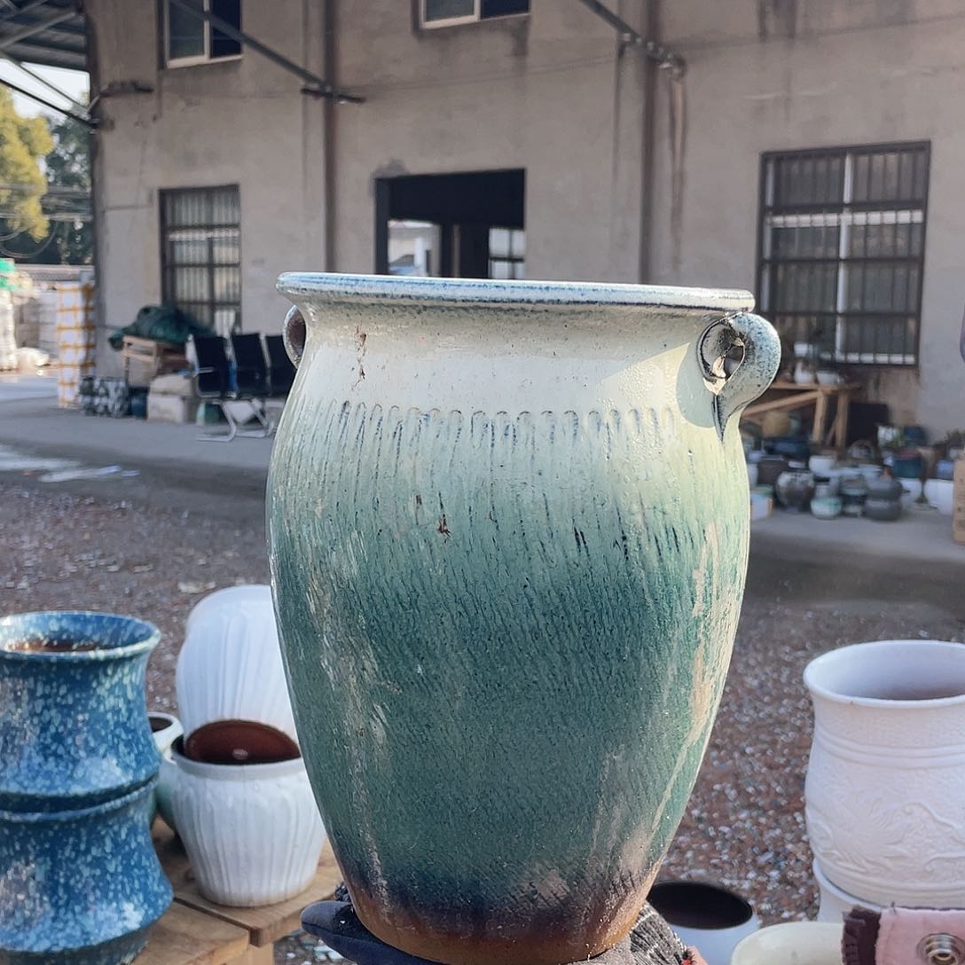 红陶王嫂花盆0216-843