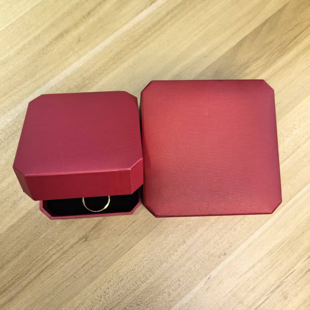 礼品八角盒大福专柜正品包装盒+卡戒一枚-JFX1427