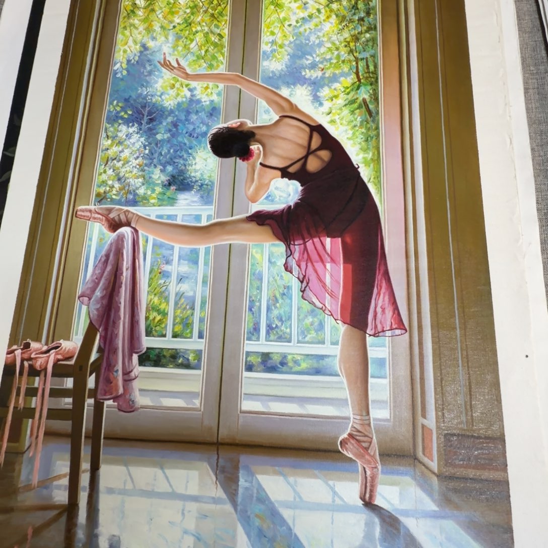 油画加油加油努力加油努力