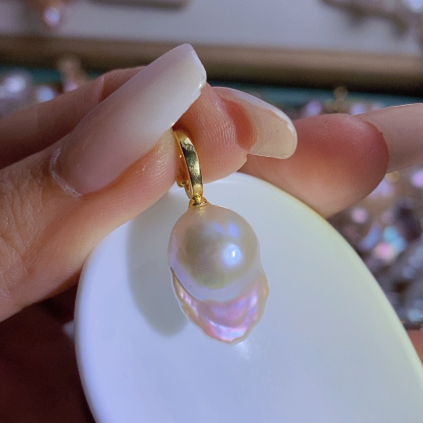 【闪购商品】淡水珍珠天然淡水（微瑕）合金