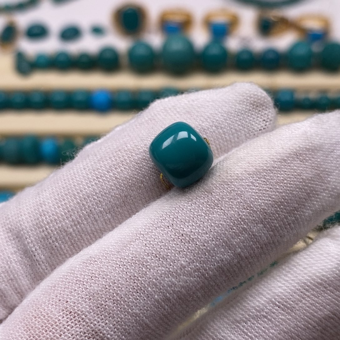 绿松石未镶嵌珠宝奇石老型9.5mm