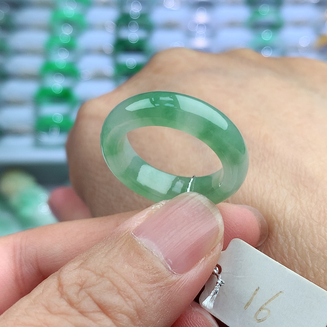 未镶嵌戒指翡翠16号