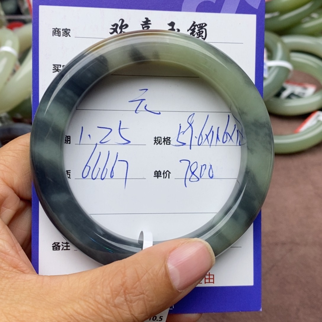 和田玉手镯未镶嵌元*