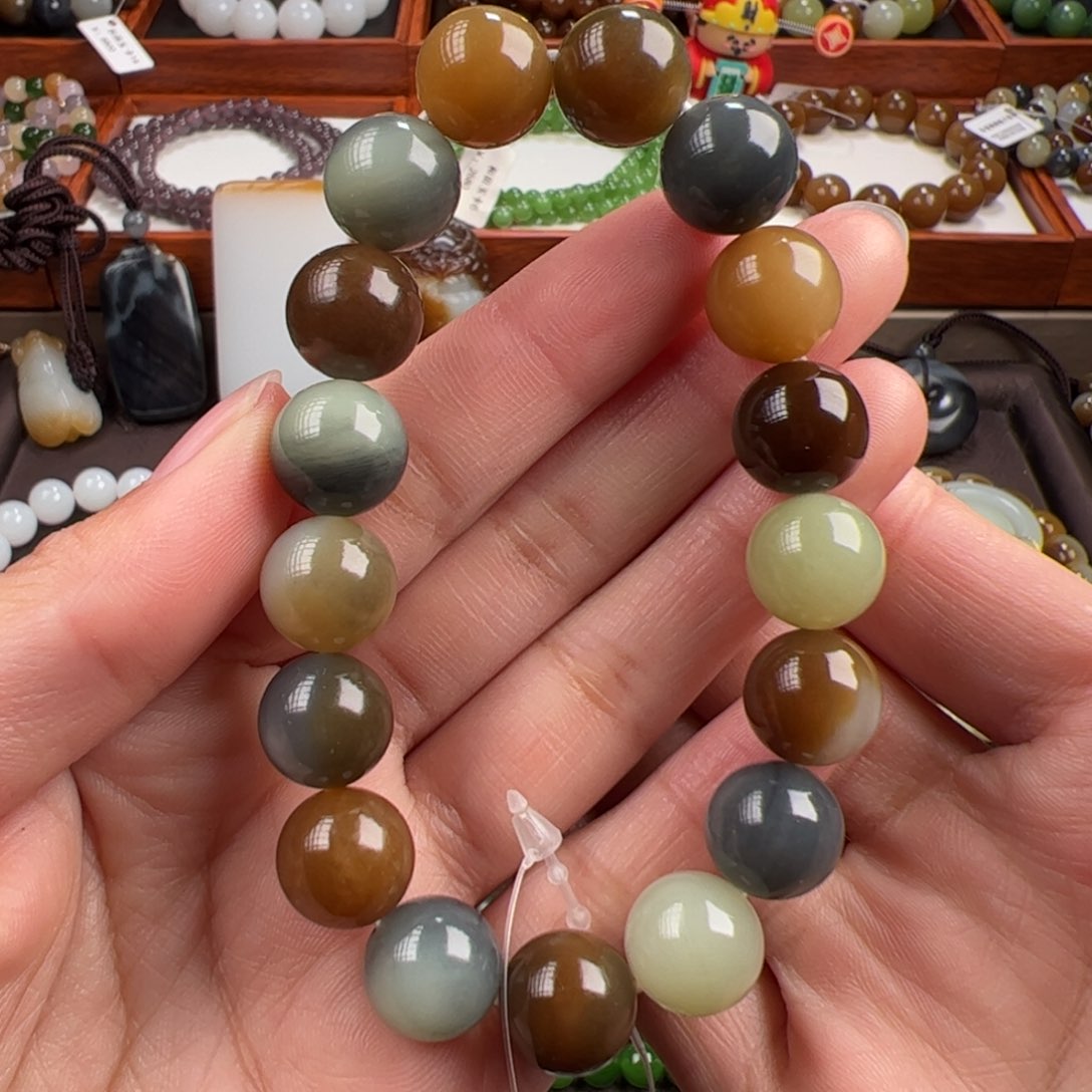 和田玉手链未镶嵌