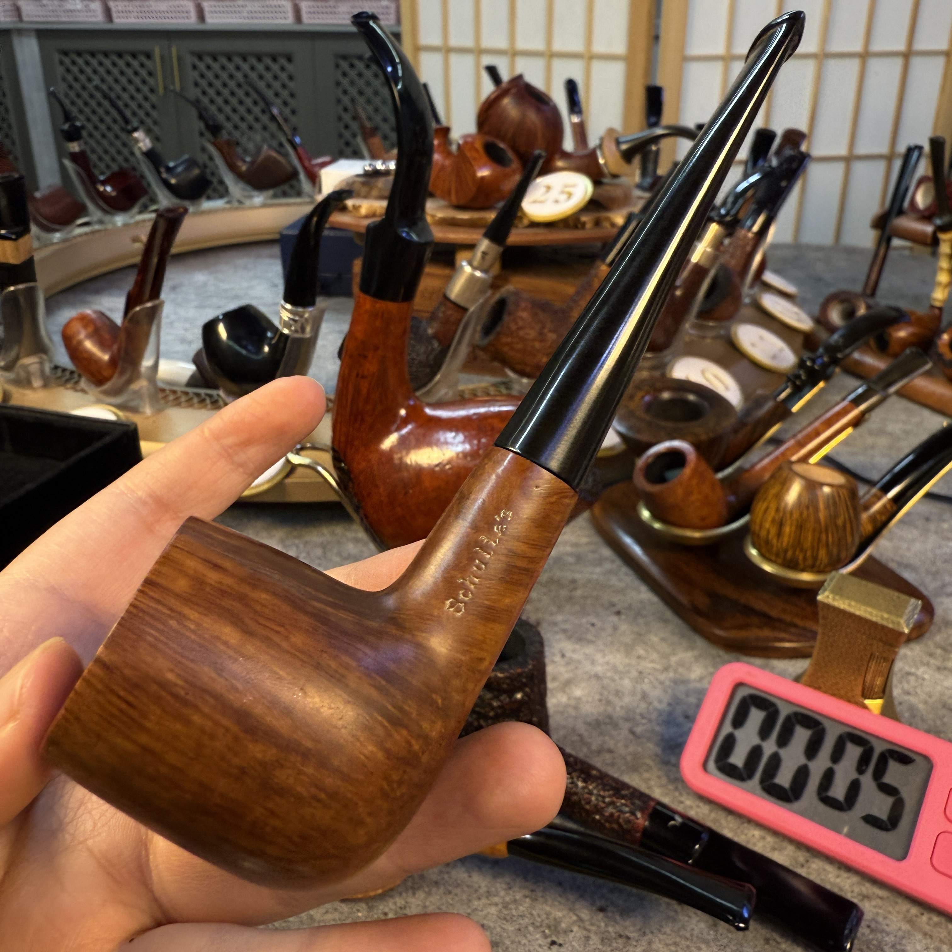 英国舒尔斯特石楠木烟斗老烟斗