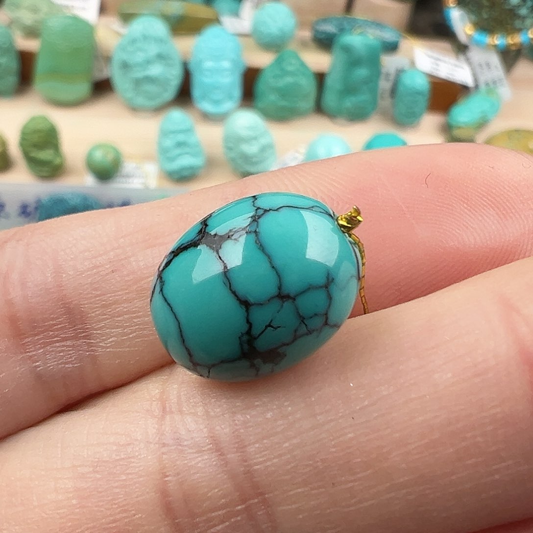 绿松石配饰未镶嵌E***e