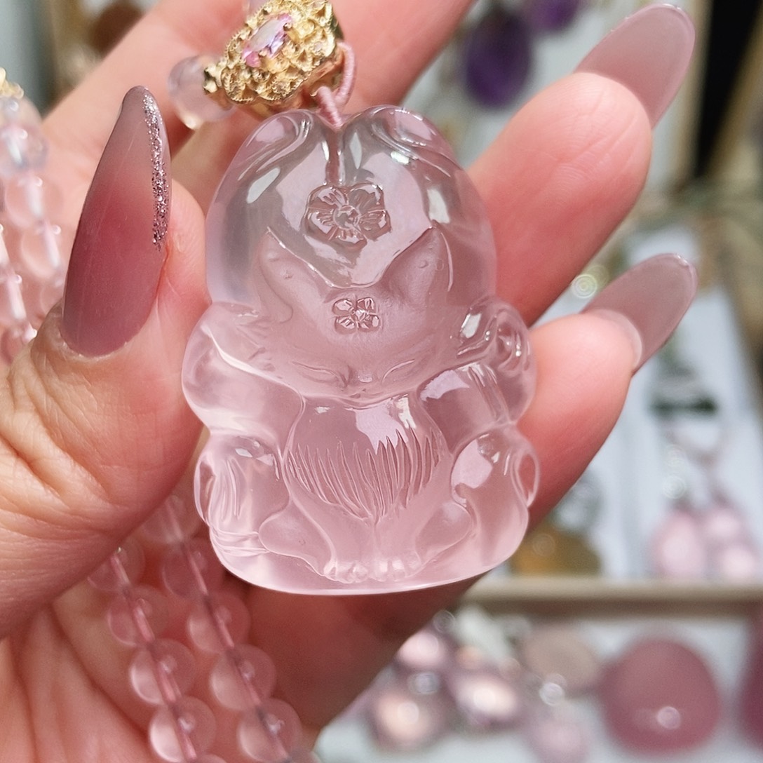 未镶嵌水晶吊坠(赠链)