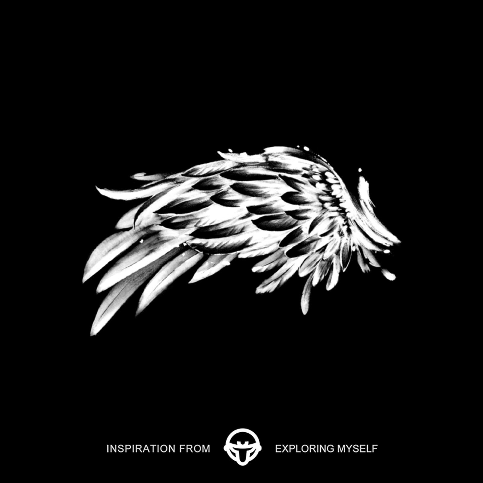 再变 墨翼-左草本纹身贴贴纸纹身植物纹身贴防水持久逼真R414