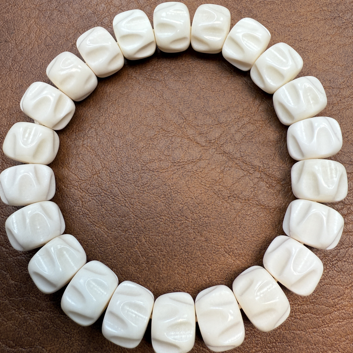 【福利款】1.2单圈规格人工养殖鹿角雕刻、百香籽男女款文玩