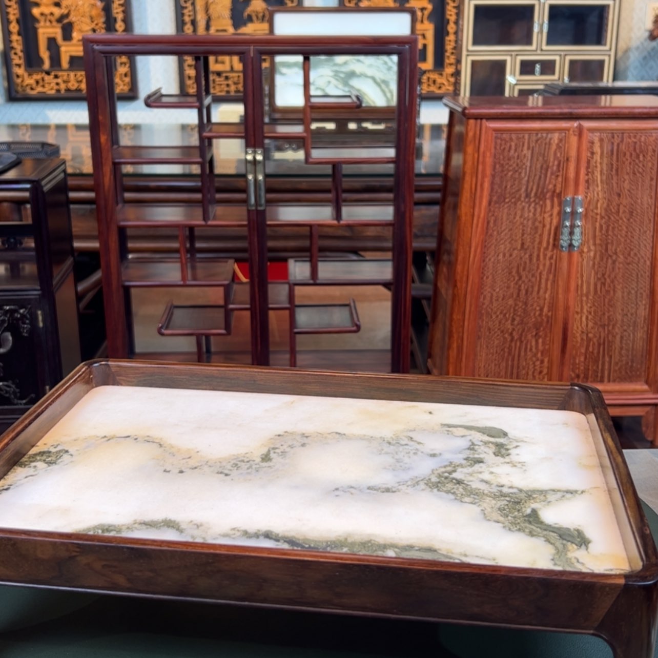 【闪购商品】红酸枝木类成套家具