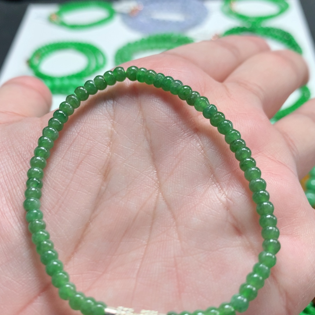 翡翠未镶嵌手链翡翠