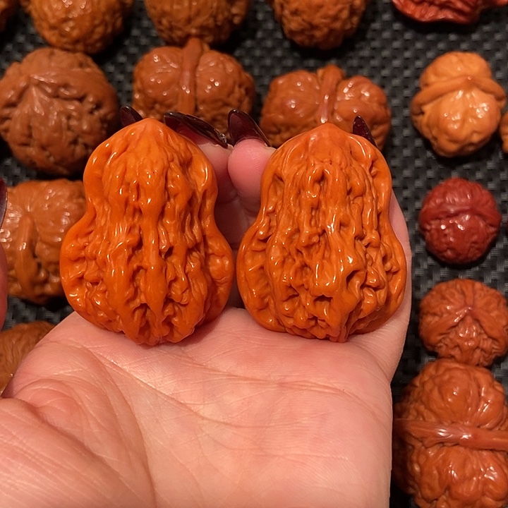 吊坠文玩核桃虎头葫芦38