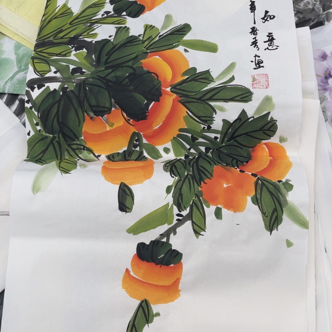 国画手绘国画欣赏一下