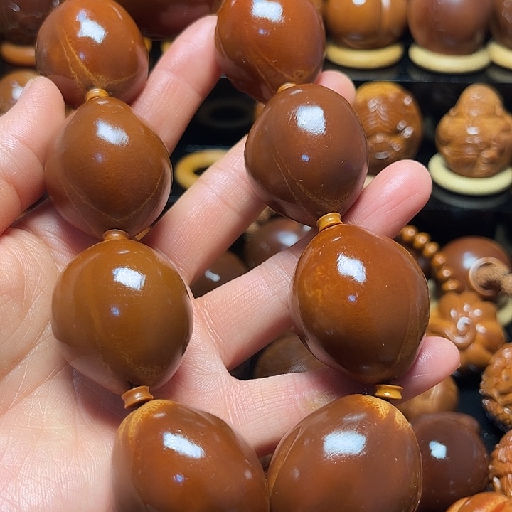 橄榄核手串/手链没****聊一龙九凤