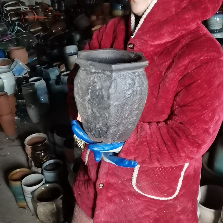 红陶18口24高瑕疵一个