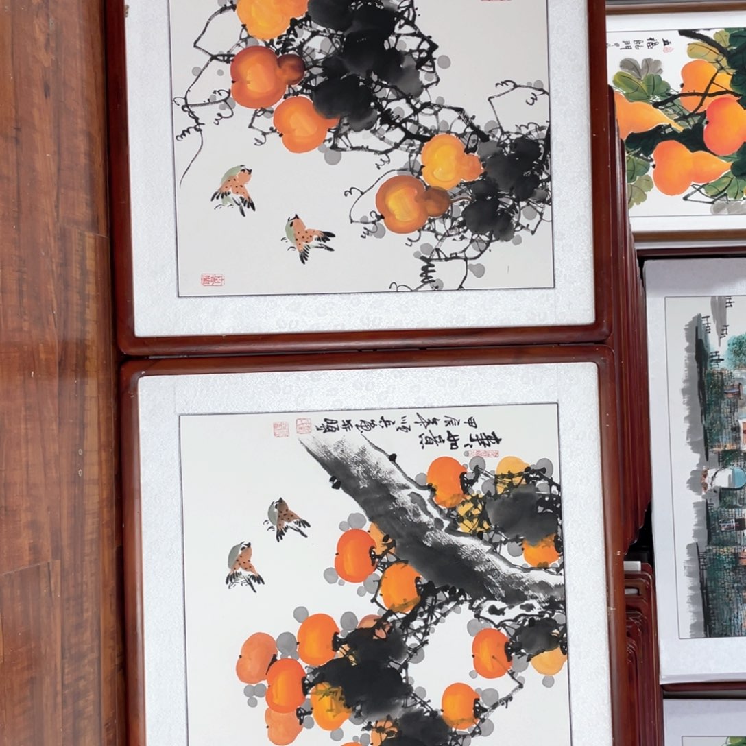 国画带框尺寸63*63厘米