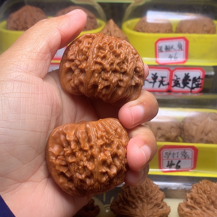 吊坠文玩核桃希***野白狮子