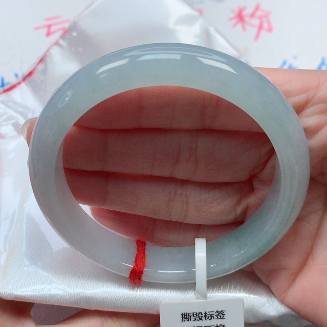 翡翠手镯未镶嵌59.6圈