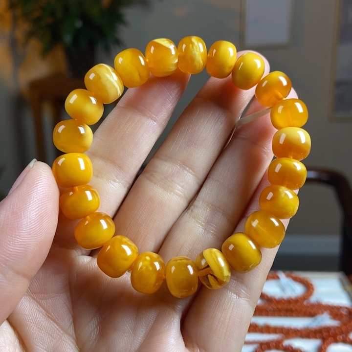 琥珀手链未镶嵌蜜蜡手串10