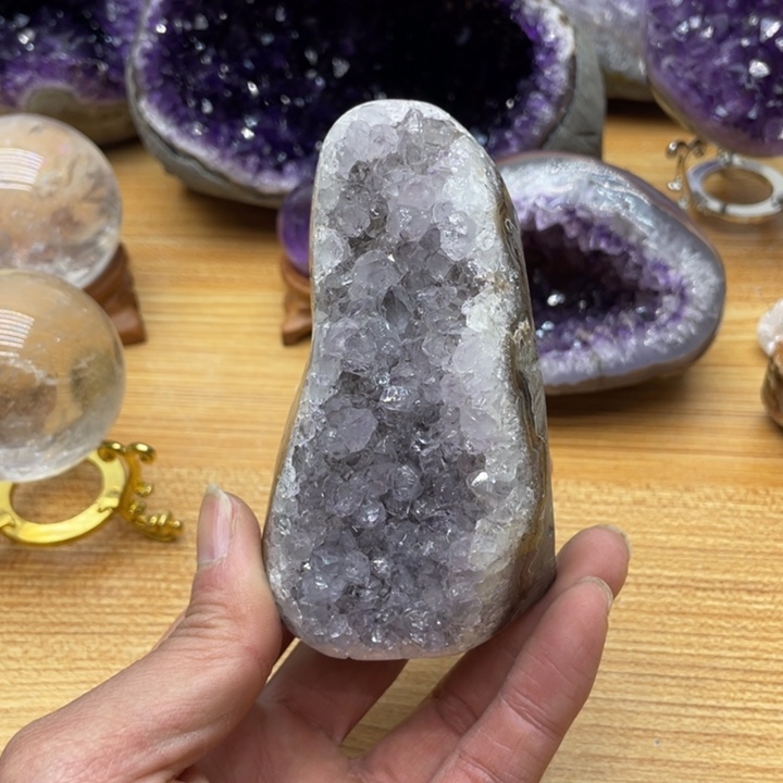 紫晶钱袋子未镶嵌