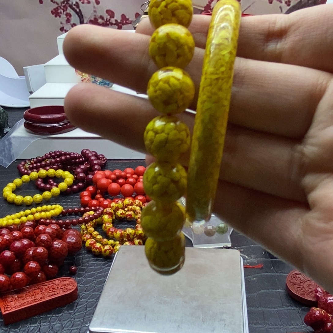 天然辰砂看图看图12mm