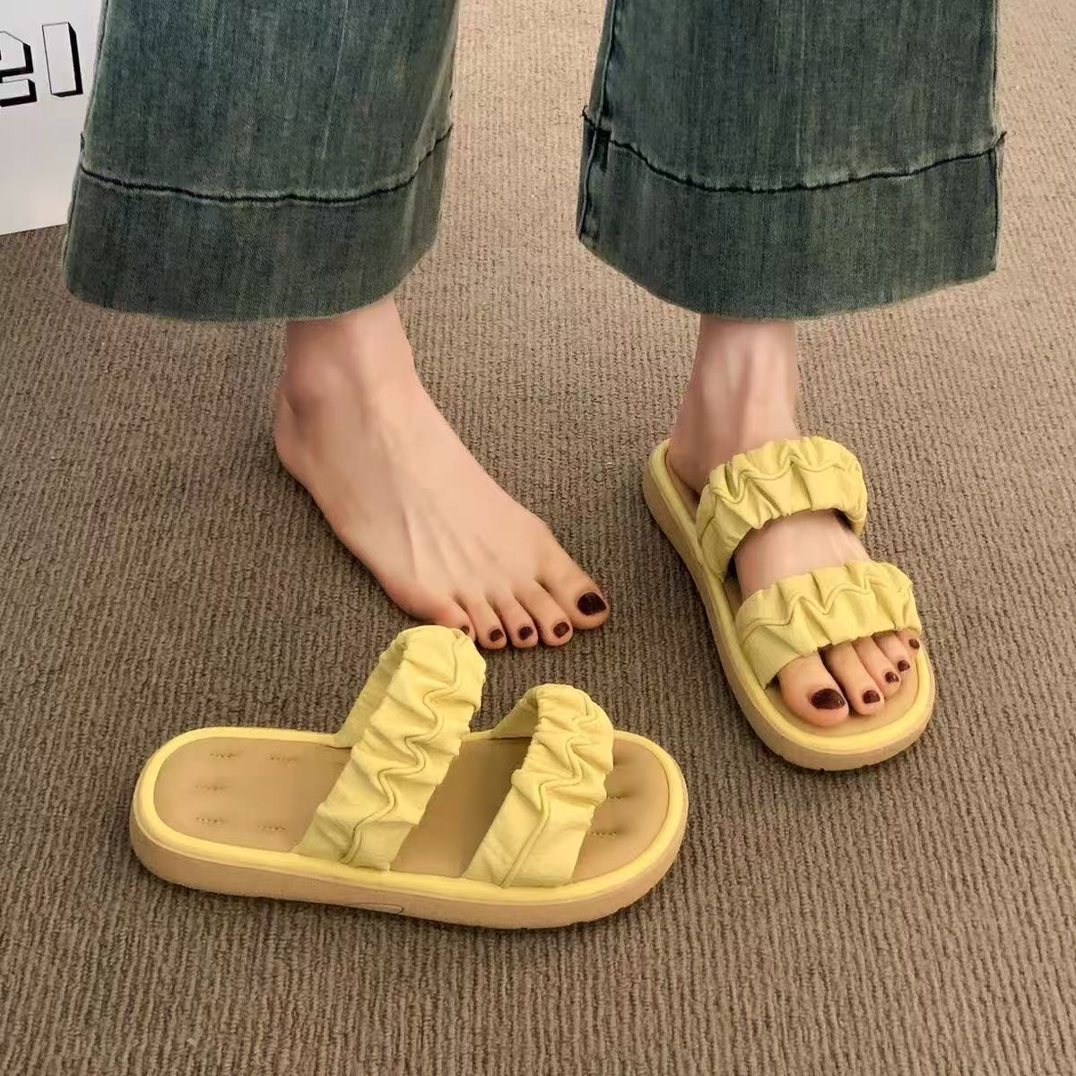 云朵泡泡超软法式拖鞋