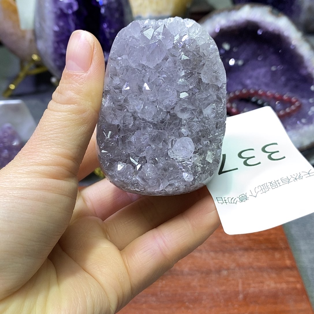 珠宝半成品紫晶未镶嵌