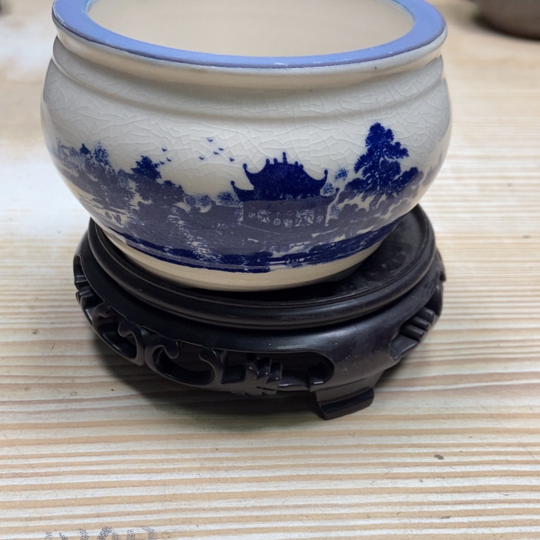 瓷片陶瓷花盆陶瓷艺术