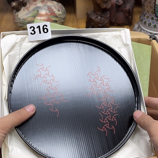 瓷片摆件工艺品瓷器摆件777 